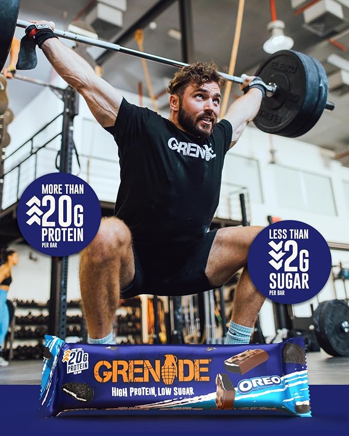Grenade OREO Protein Bar - High Protein, Low Sugar, 12 x 60 g - Image 4